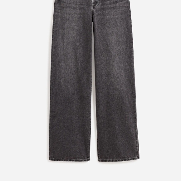 MADEWELL Petite Superwide Leg Jeans In Kingswood Wash - Picture 6 of 10